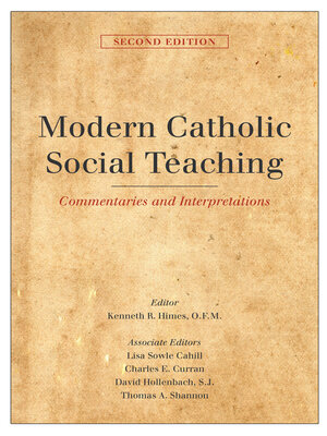 cover image of Modern Catholic Social Teaching